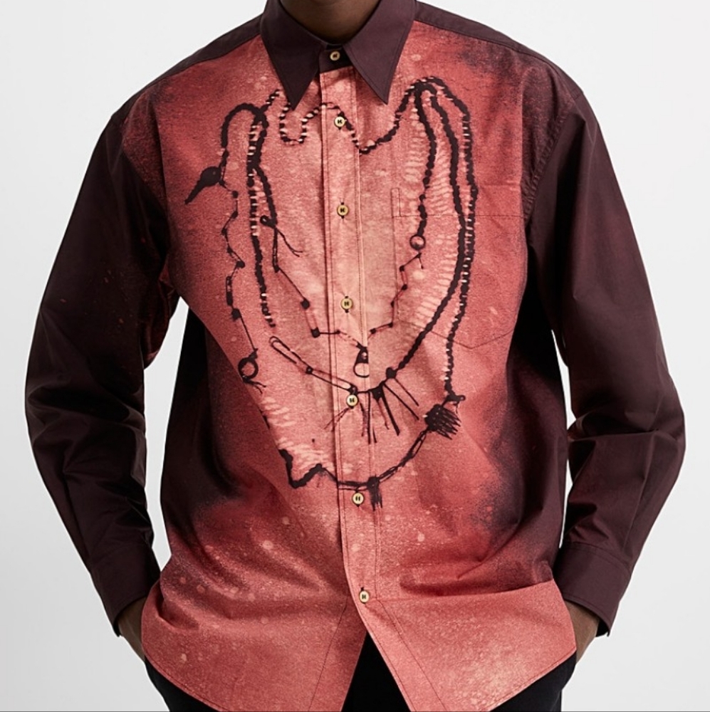 MARNI Treasure Print Cotton Shirt